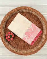 SC3067 - Checked Linen Cream Colour Matching